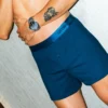 Catalog Boxer Shorts Rocking Blues 8 model wearing unwear rocking blues modal boxer shorts